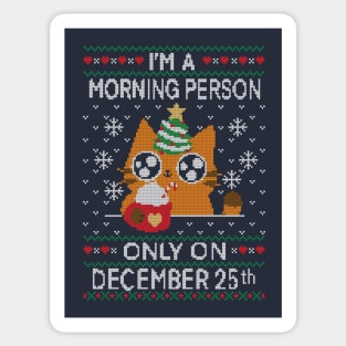 Happy Christmas Morning Sticker
